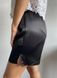 Elongated black shorts against thigh rubbing with inserts, 3XL