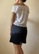 Elongated black shorts against thigh rubbing with inserts, 2XL