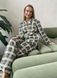 Women's warm flannel pajamas "Linden Tea", homewear, M