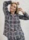 Women's warm flannel pajamas "Kalynovy Serpanok", homewear, 2XL
