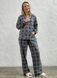 Women's warm flannel pajamas "Kalynovy Serpanok", homewear, 2XL