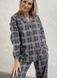 Women's warm flannel pajamas "Kalynovy Serpanok", homewear, 2XL