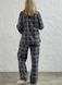 Women's warm flannel pajamas "Kalynovy Serpanok", homewear, 2XL
