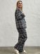 Women's warm flannel pajamas "Kalynovy Serpanok", homewear, 2XL