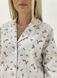Warm women's pajamas with a jacket made of flannel, floral confetti print on grey, home clothes, *S-8XL(10 days)