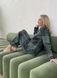 Women's warm flannel pajamas "Forest Comfort", homewear, M