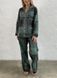 Women's warm flannel pajamas "Forest Comfort", homewear, M