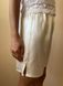 Elongated thigh chafing shorts with inserts, milk colour, 3XL