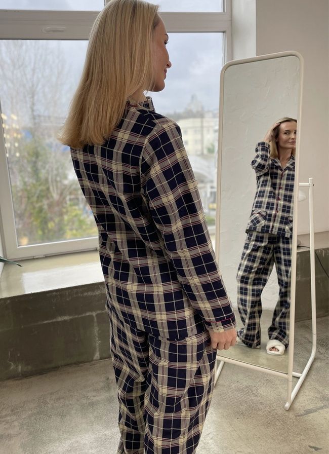 Women's warm flannel pajamas "Blackberry Gl&uuml;hwein", homewear, *S-8XL(10 days)