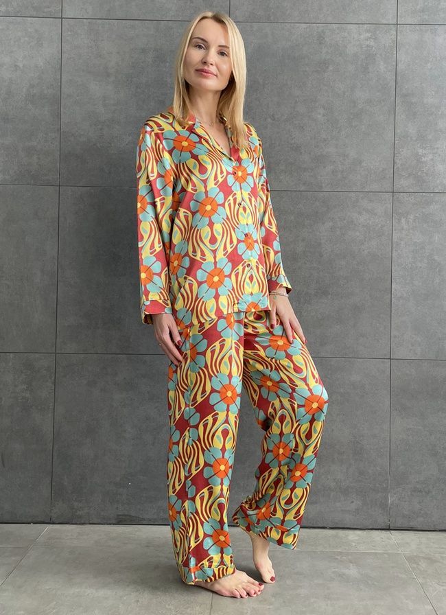 Sicilian Sunrise pyjama suit, S