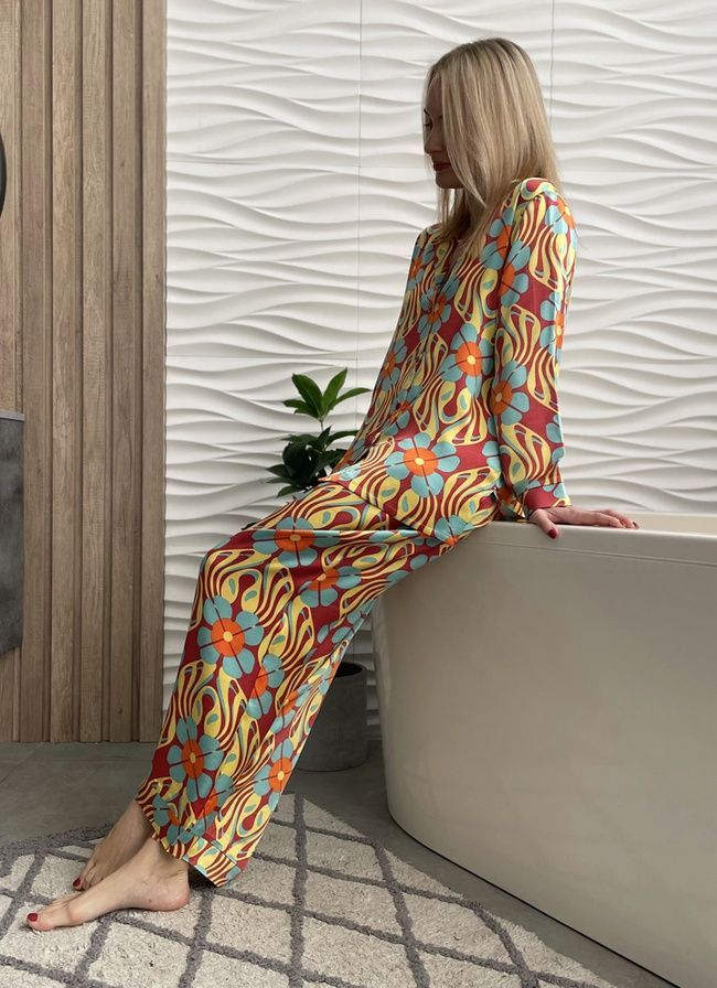 Sicilian Sunrise pyjama suit, S