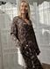 Pajama-style suit Dubai Сhocolate, S