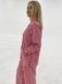 Warm women's pajamas with a jacket made of flannel in a red and white small cage, home clothes, *S-8XL(10 days)