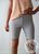 Winter knitted shorts for women with wool, beige melange (pantaloons / bicycles), Gray, M