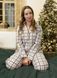 copy_Warm women's pajamas made of flannel grey monochrome, home clothes, *S-8XL(10 days)